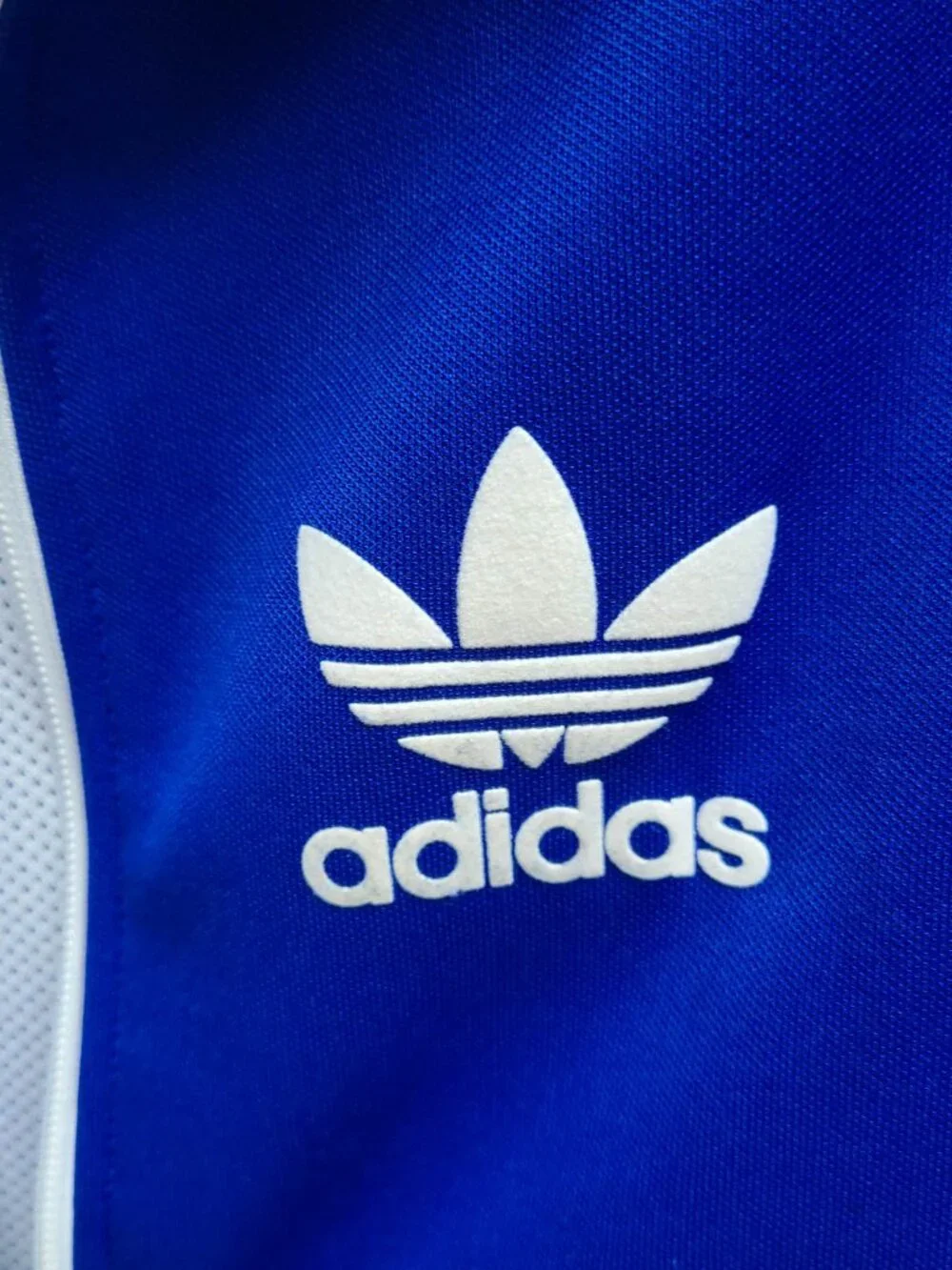 Adidas Blue White Jacket Like New Size Small